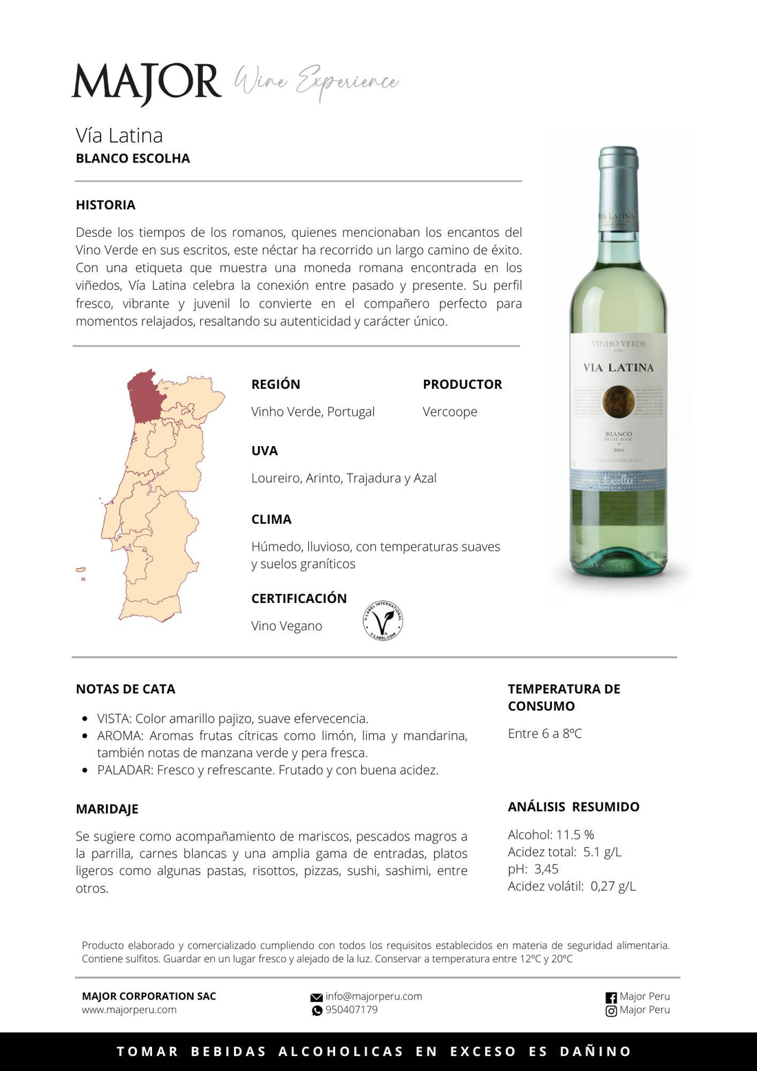 Via Latina Blanco, 750mL