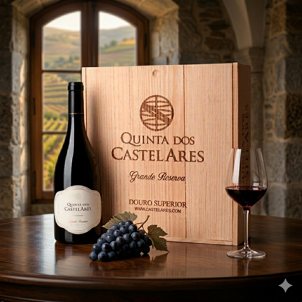 PREVENTA Quinta Dos Castelares Grande Reserva x3. Edicion Especial (Caja de Madera)