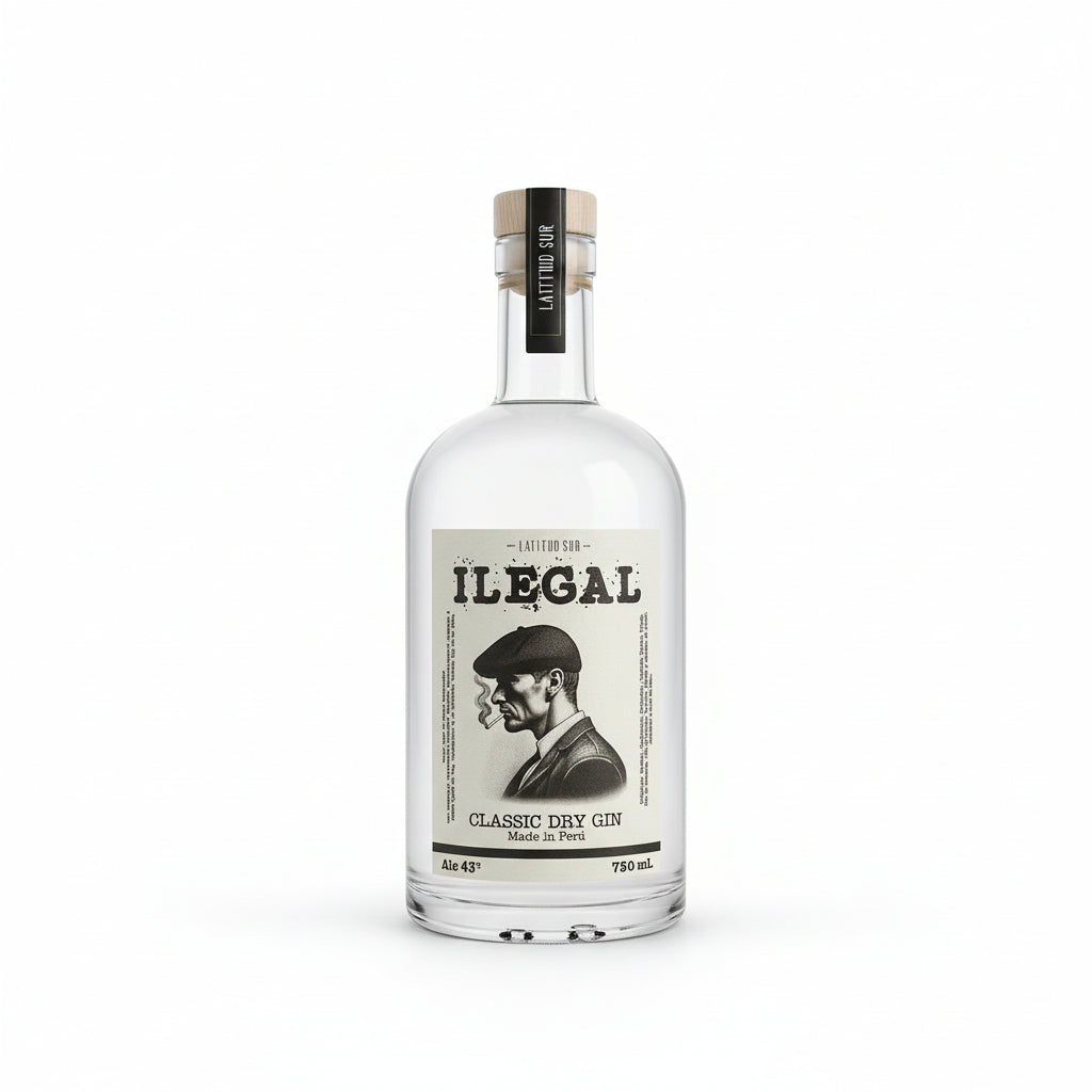 Gin Clasico ILEGAL, 750mL