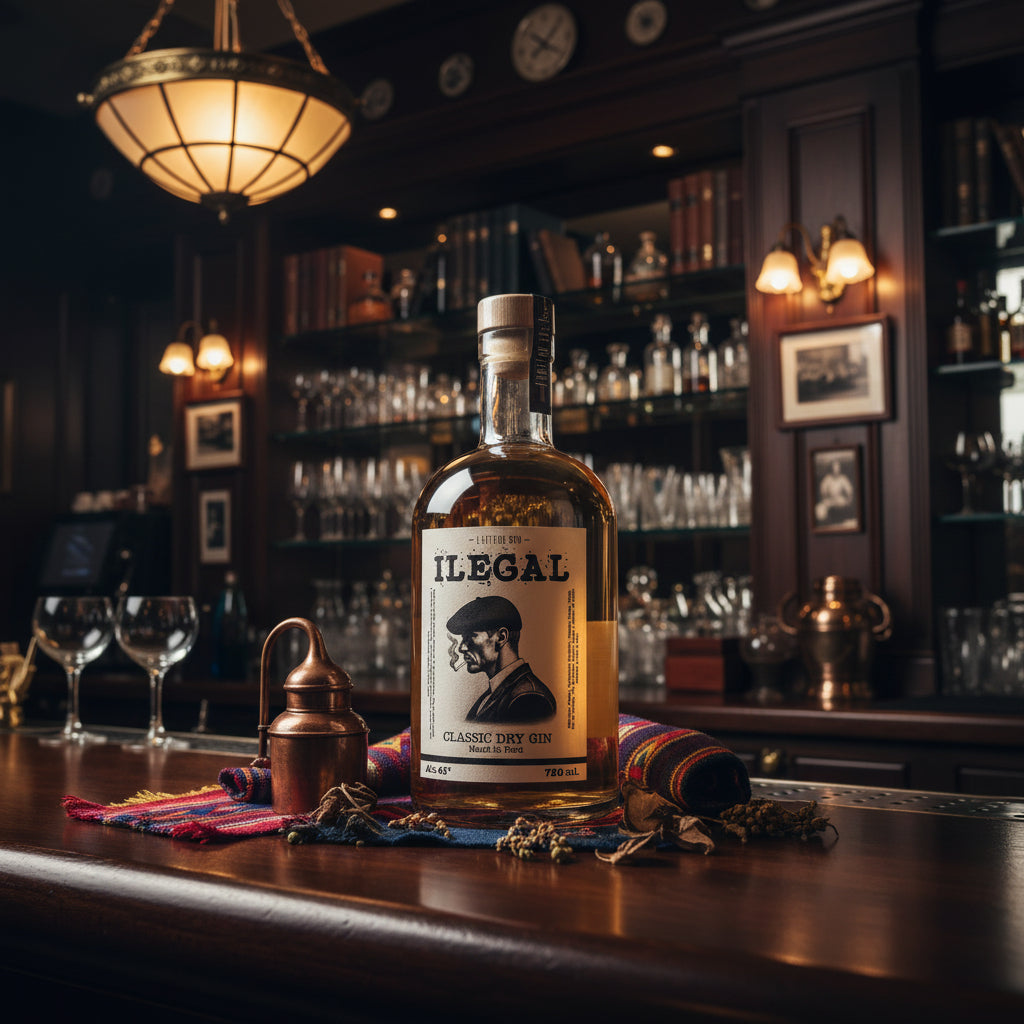 Gin Clasico ILEGAL, 750mL