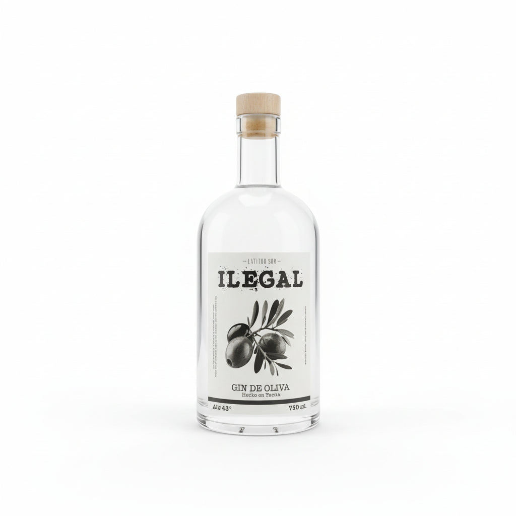 Gin de Oliva ILEGAL, 750mL