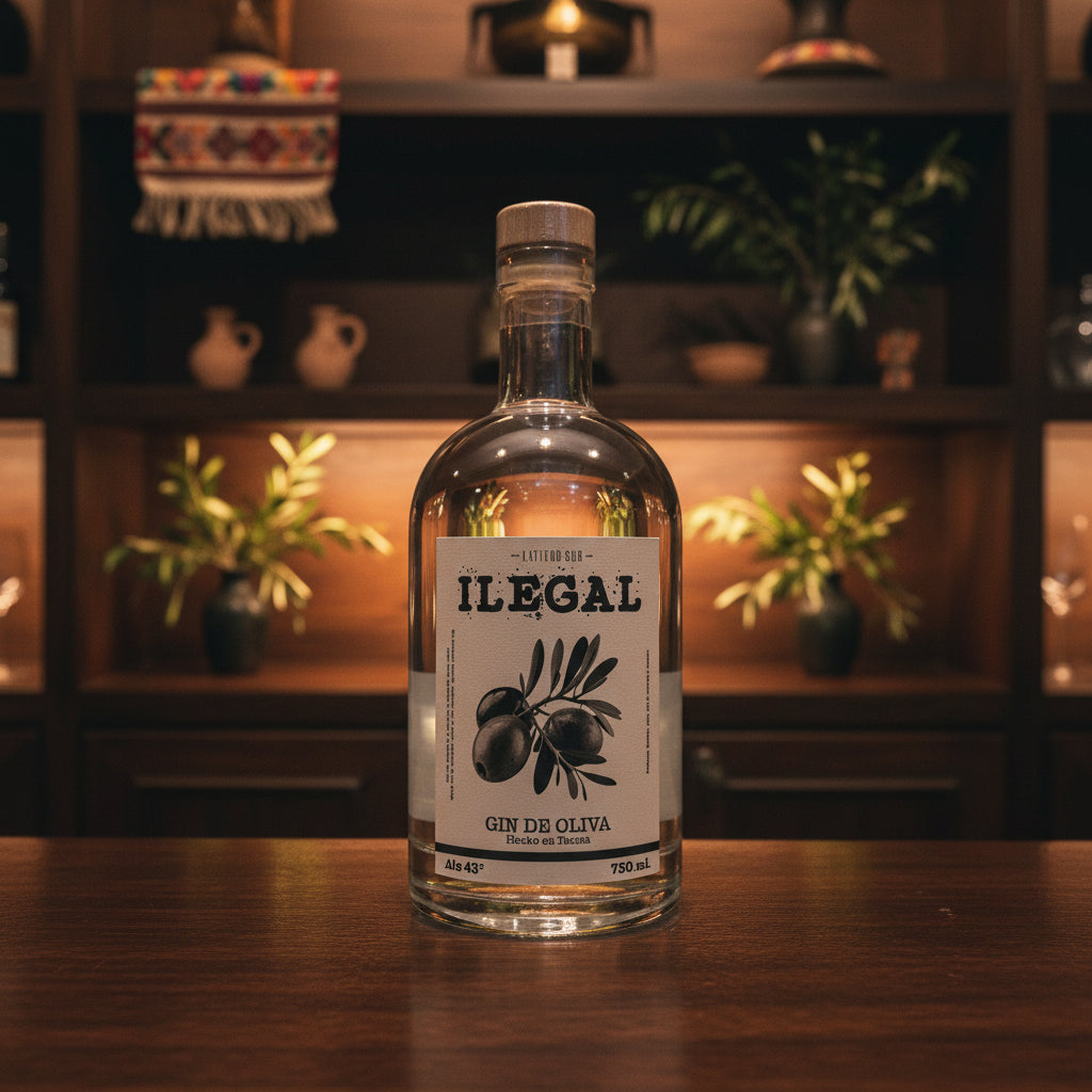 Gin de Oliva ILEGAL, 750mL