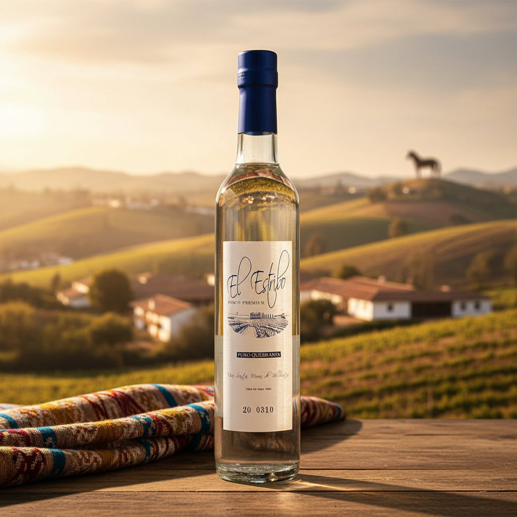 Pisco El Estribo Quebranta, 500 mL