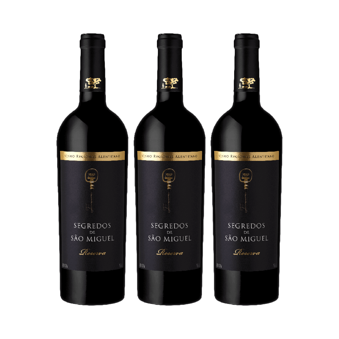Segredos de Sao Miguel Reserva Tinto (750mL) x3